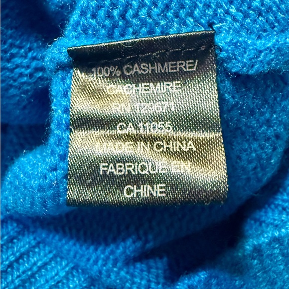 360Cashmere Blue Knit Sweater - Picture 6 of 7